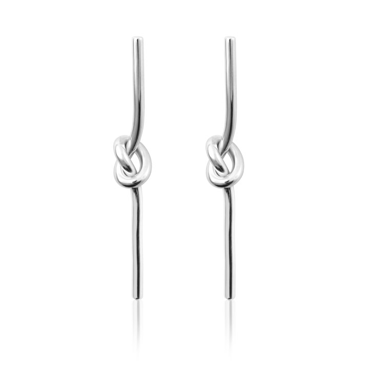 Product Image for SOPHIE by SOPHIE Knot Stick Øreringer (Sølv)