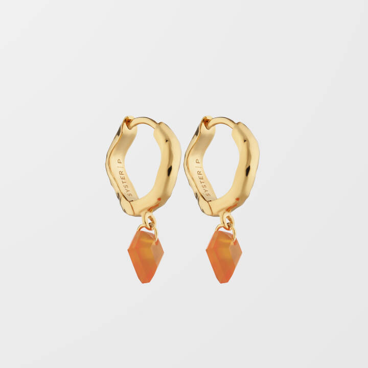 Product Image for SYSTER P Diamona Carnelian Øreringer Gold