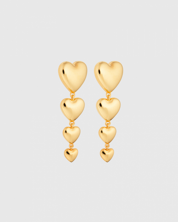 Darling Øreringer Gull i gruppen Øredobber / Gulløredobber hos SCANDINAVIAN JEWELRY DESIGN (EG1262)
