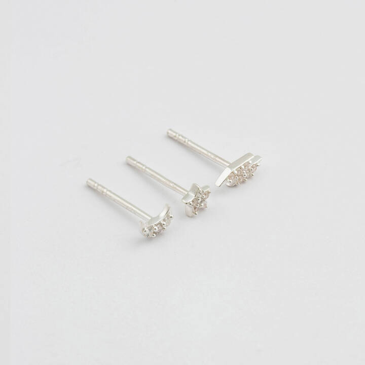 Product Image for SYSTER P Mini Øreringer Collection Cosmos Sølv