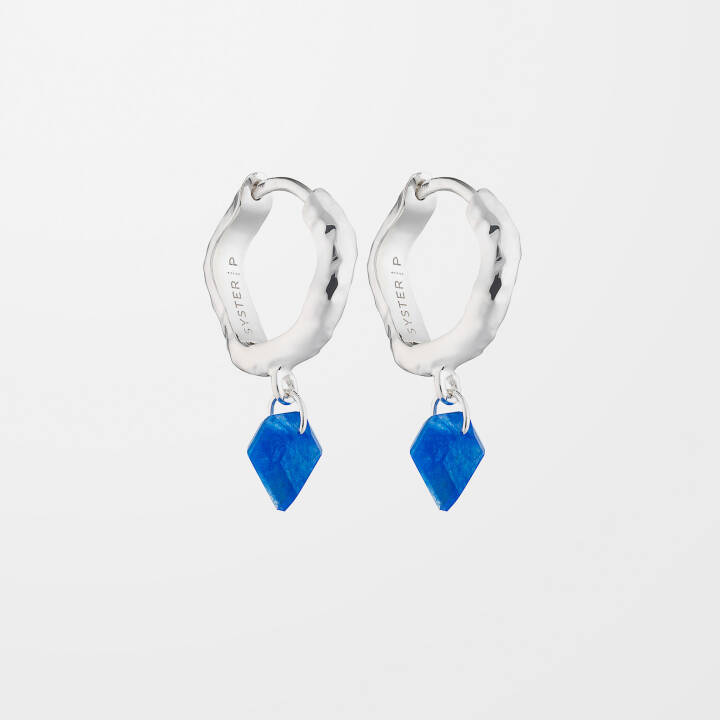 Product Image for SYSTER P Diamona Blue Quartz Øreringer Sølv