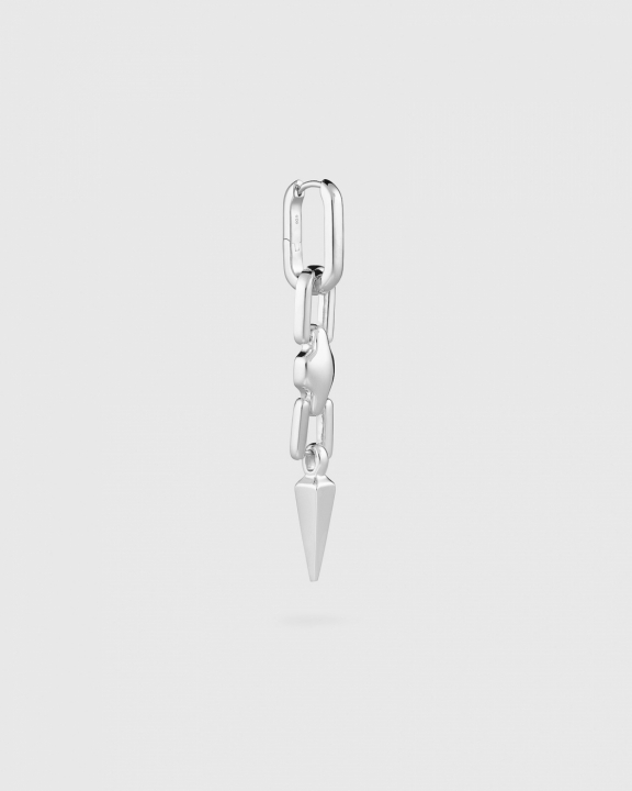 Marion Long Single Earring Sølv i gruppen Øredobber / Sølvøredobber hos SCANDINAVIAN JEWELRY DESIGN (ES1260)