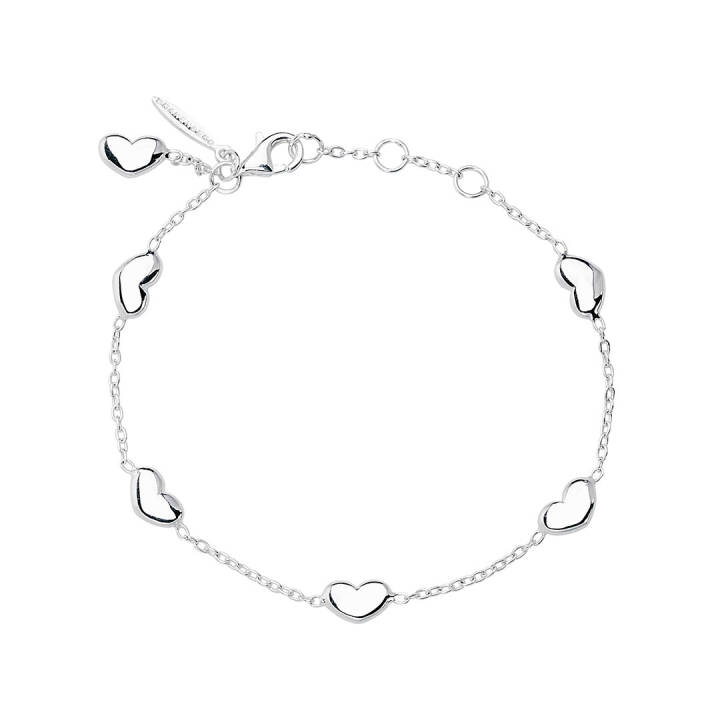 Loving heart medium Armbånd Sølv i gruppen Armbånd / Sølvarmbånd hos SCANDINAVIAN JEWELRY DESIGN (LHT-B3M181-S)