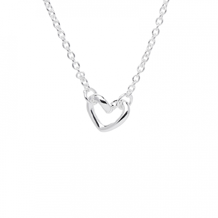 Love Vibe drop Necklace Silver i gruppen Halskjede / Sølvkjede hos SCANDINAVIAN JEWELRY DESIGN (LVE-N14S452-S)