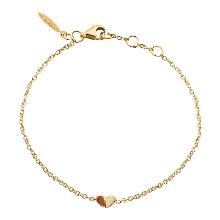 Mi Amor brace gold i gruppen Armbånd / Gullarmbånd hos SCANDINAVIAN JEWELRY DESIGN (MAR-B1M181-G)