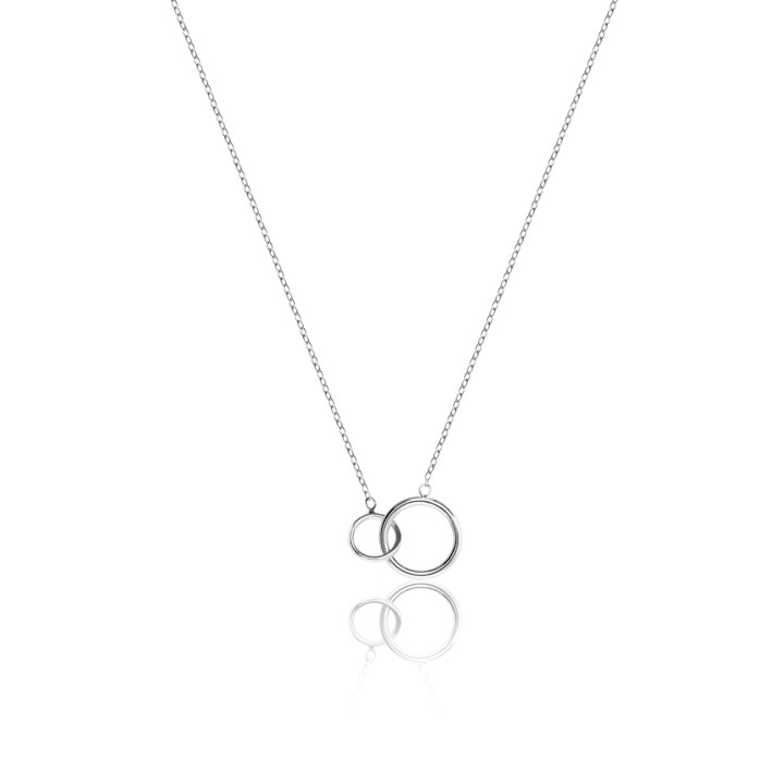 Mini Circle Halskjede (Sølv) 40-45 cm i gruppen Halskjede / Sølvkjede hos SCANDINAVIAN JEWELRY DESIGN (N1458RHS0-OS)