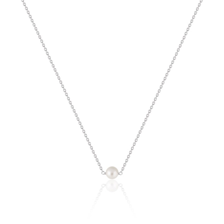 Pearl Halskjede (Sølv) 40-45 cm i gruppen Halskjede / Sølvkjede hos SCANDINAVIAN JEWELRY DESIGN (N1722RHPE-OS)