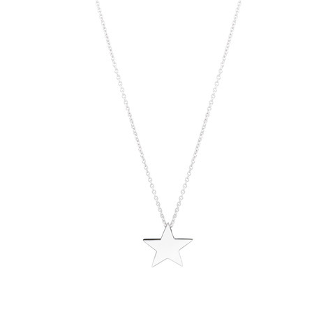 Star Large Halskjede (Sølv) 42 cm i gruppen Halskjede / Sølvkjede hos SCANDINAVIAN JEWELRY DESIGN (N2104RHS0-OS)