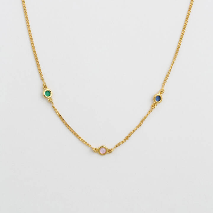Treasure Shimmer Halskjede Gold i gruppen Halskjede / Gullkjede hos SCANDINAVIAN JEWELRY DESIGN (NG1355MU)