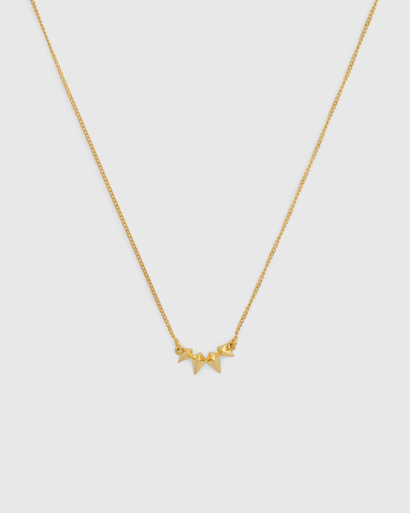 Uma Spike Halskjede Gull i gruppen Halskjede / Gullkjede hos SCANDINAVIAN JEWELRY DESIGN (NG1385)