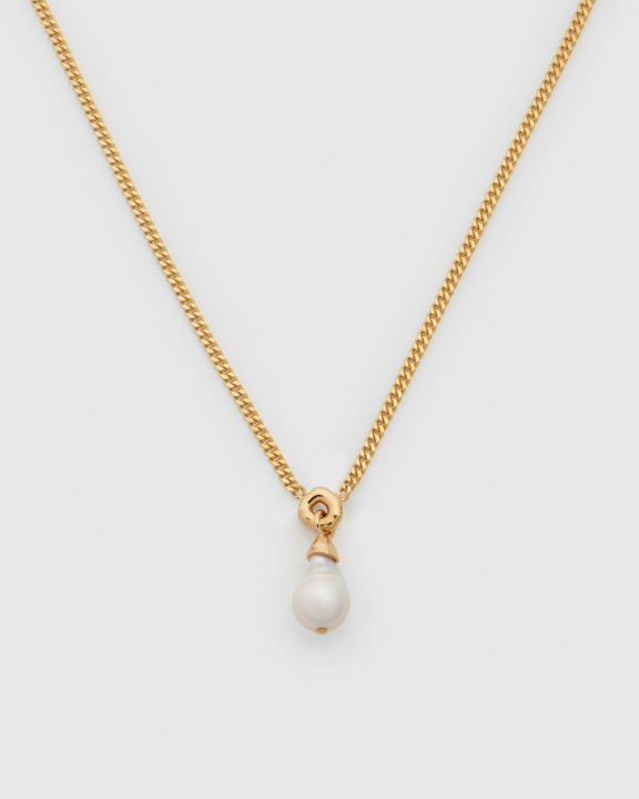 Mary Necklace Gold i gruppen Halskjede / Gullkjede hos SCANDINAVIAN JEWELRY DESIGN (NG1388)