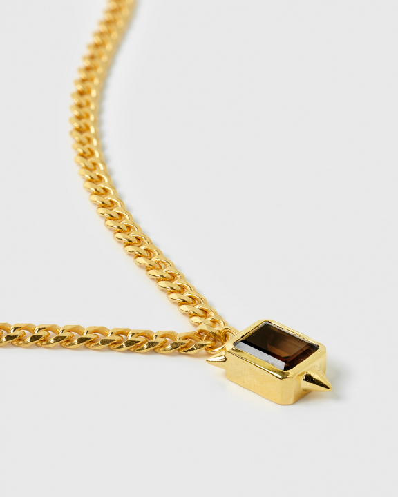 Drama Necklace Gold i gruppen Halskjede / Gullkjede hos SCANDINAVIAN JEWELRY DESIGN (NG1389)