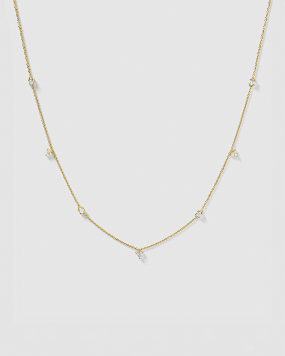 Celestia Necklace Gold i gruppen Halskjede / Gullkjede hos SCANDINAVIAN JEWELRY DESIGN (NG1407)