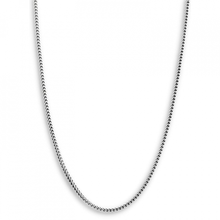 SilverNecklace Rävsvanslänk 50+5cm i gruppen Halskjede hos SCANDINAVIAN JEWELRY DESIGN (NN29014)