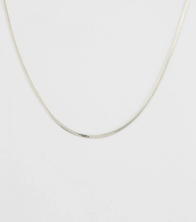 Herringbone Choker Halskjede Sølv i gruppen Halskjede / Sølvkjede hos SCANDINAVIAN JEWELRY DESIGN (NS1284)