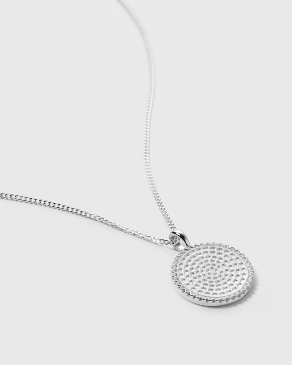 Lucky Coin Heal Necklace Silver i gruppen Halskjede / Sølvkjede hos SCANDINAVIAN JEWELRY DESIGN (NS1330)