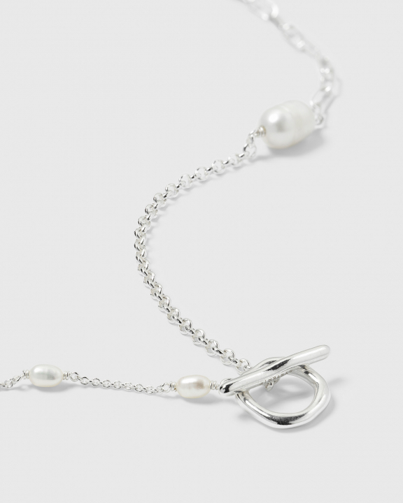 Paxton Short Necklace Silver i gruppen Halskjede / Sølvkjede hos SCANDINAVIAN JEWELRY DESIGN (NS1398)