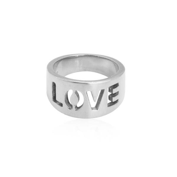 Love Ring (Sølv) i gruppen Ringer hos SCANDINAVIAN JEWELRY DESIGN (R2106RHS0)