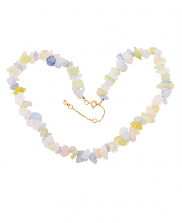 Dusty rainbow necklace i gruppen Halskjede / Gullkjede hos SCANDINAVIAN JEWELRY DESIGN (S08521G)