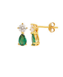 Gianna Earrings Gold i gruppen Øredobber / Gulløredobber hos SCANDINAVIAN JEWELRY DESIGN (S08544G)