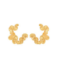 Audrey grande earrings Gold i gruppen Øredobber / Gulløredobber hos SCANDINAVIAN JEWELRY DESIGN (S08602G)