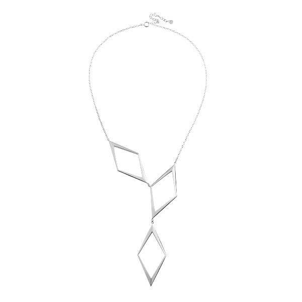 Rhomb Grand Halskjede Sølv 42-48 cm i gruppen Halskjede / Sølvkjede hos SCANDINAVIAN JEWELRY DESIGN (S320)