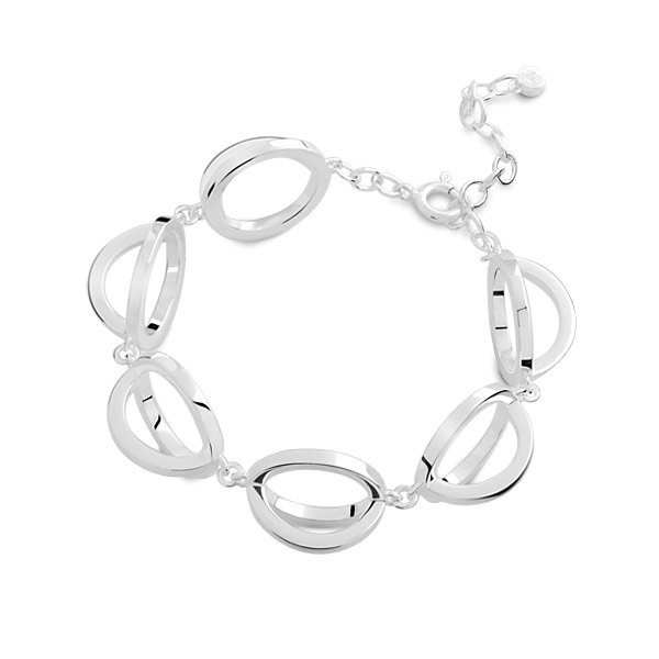 Orbit Grand Armbånd Sølv i gruppen Armbånd / Sølvarmbånd hos SCANDINAVIAN JEWELRY DESIGN (S413)