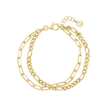 Bracelet Dorno Due i gruppen Armbånd / Gullarmbånd hos SCANDINAVIAN JEWELRY DESIGN (SJ-B2462-YG)