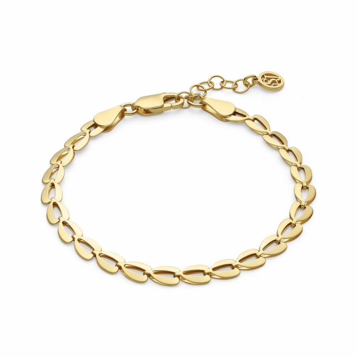 HEARTBEAT BRACELET Gold i gruppen Armbånd / Gullarmbånd hos SCANDINAVIAN JEWELRY DESIGN (SJ-B2752-YG)
