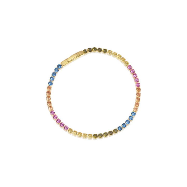 Product Image for Sif Jakobs Ellera Grande - 18k Gullpläterad, med multifärgade zirkoner Armbånd