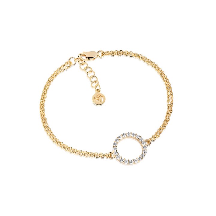 Product Image for Sif Jakobs BIELLA GRANDE Armbånd Hvite Zirkoner (Gull)