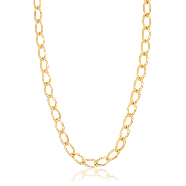 Ellisse - 18k Gullpläterad Halskjede i gruppen Halskjede / Gullkjede hos SCANDINAVIAN JEWELRY DESIGN (SJ-C2335-YG)