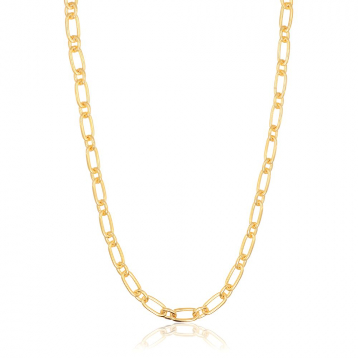Capizzi - 18k Gullpläterad Halskjede i gruppen Halskjede / Gullkjede hos SCANDINAVIAN JEWELRY DESIGN (SJ-C42233-YG)