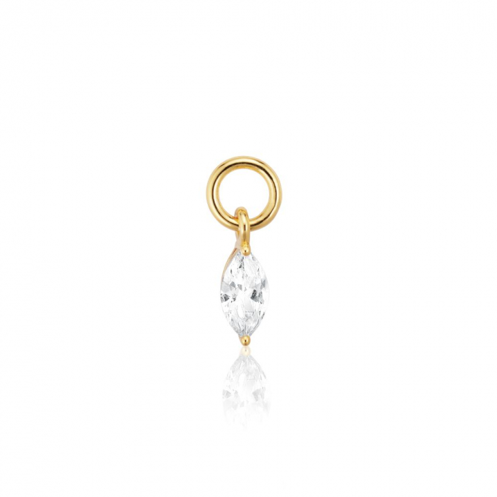 Product Image for Sif Jakobs Charm Occhio - 18k Gullpläterad, med vita zirkoner Hoop