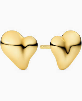 LAURIA PARVUS Earrings Gold i gruppen Øredobber / Gulløredobber hos SCANDINAVIAN JEWELRY DESIGN (SJ-E009-YG)