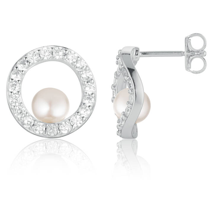 PONZA CIRCOLO Øreringer i gruppen Øredobber hos SCANDINAVIAN JEWELRY DESIGN (SJ-E12348-PCZ)