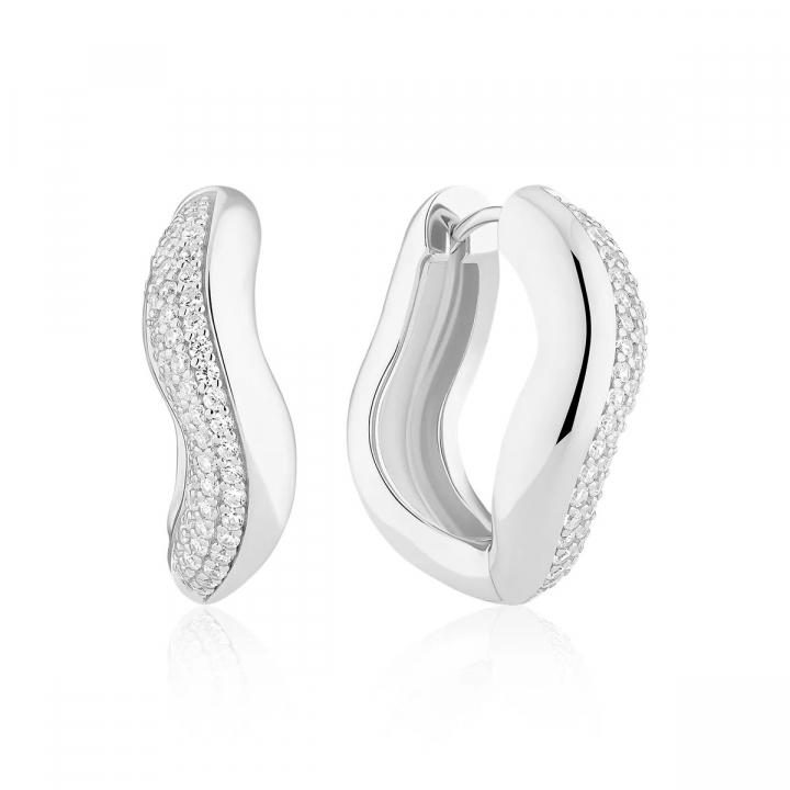 GLORENZA GRANDE Earrings Silver i gruppen Øredobber hos SCANDINAVIAN JEWELRY DESIGN (SJ-E2483-CZ)