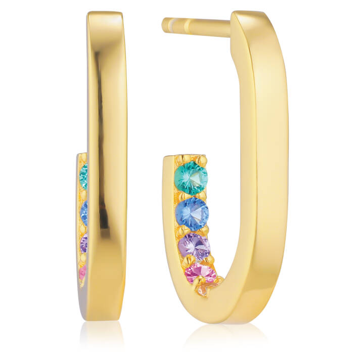 CAPIZZI PICCOLO Øreringer i gruppen Øredobber hos SCANDINAVIAN JEWELRY DESIGN (SJ-E42210-XCZ-YG)
