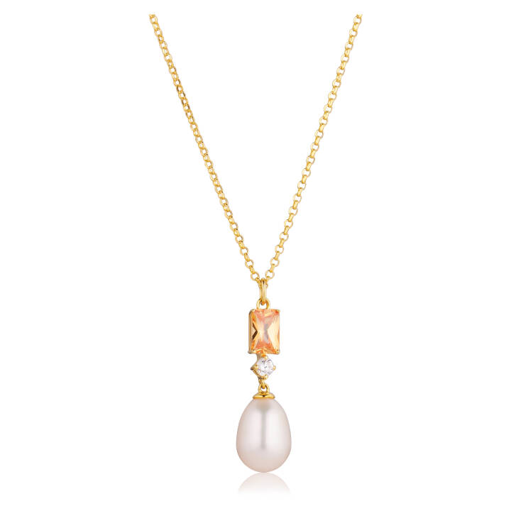 GALATINA Halskjede i gruppen Halskjede / Gullkjede hos SCANDINAVIAN JEWELRY DESIGN (SJ-N12381-PCH-YG)