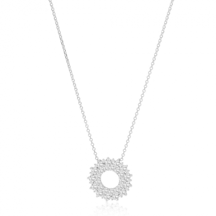 LIVIGNO NECKLACE Sølv i gruppen Halskjede / Sølvkjede hos SCANDINAVIAN JEWELRY DESIGN (SJ-N2364-CZ)
