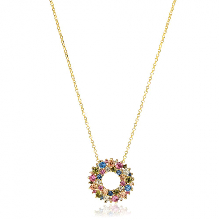 LIVIGNO NECKLACE Gull i gruppen Halskjede / Gullkjede hos SCANDINAVIAN JEWELRY DESIGN (SJ-N2364-XCZ-YG)