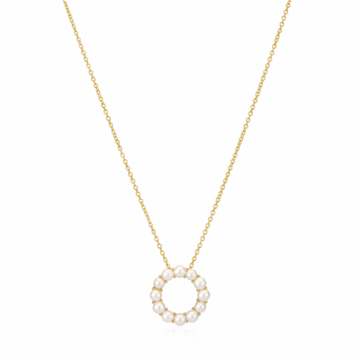 BIELLA ALTRO PERLA Necklace Gold i gruppen Halskjede / Gullkjede hos SCANDINAVIAN JEWELRY DESIGN (SJ-N2433-P-YG)