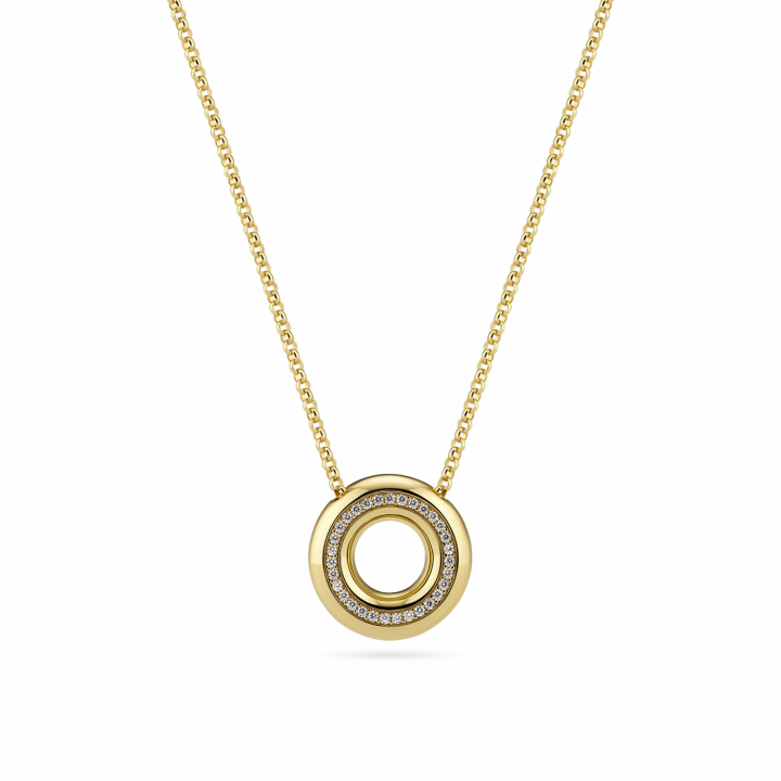 PALERMO NECKLACE Gold i gruppen Halskjede / Gullkjede hos SCANDINAVIAN JEWELRY DESIGN (SJ-N2478-CZ-YG)