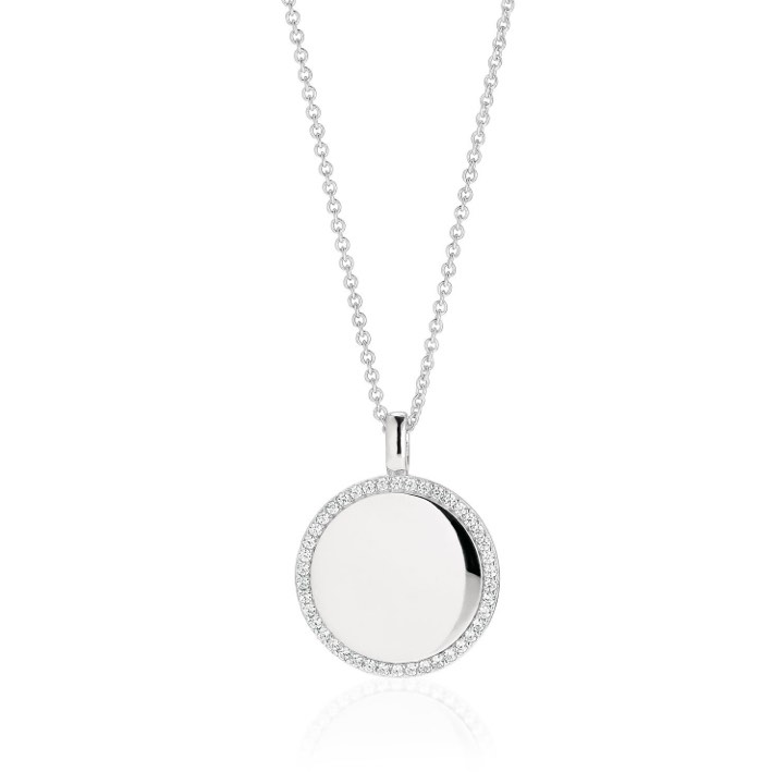 Product Image for Sif Jakobs FOLLINA GRANDE Halskjede Hvite Zirkoner (Sølv) 45-60 cm