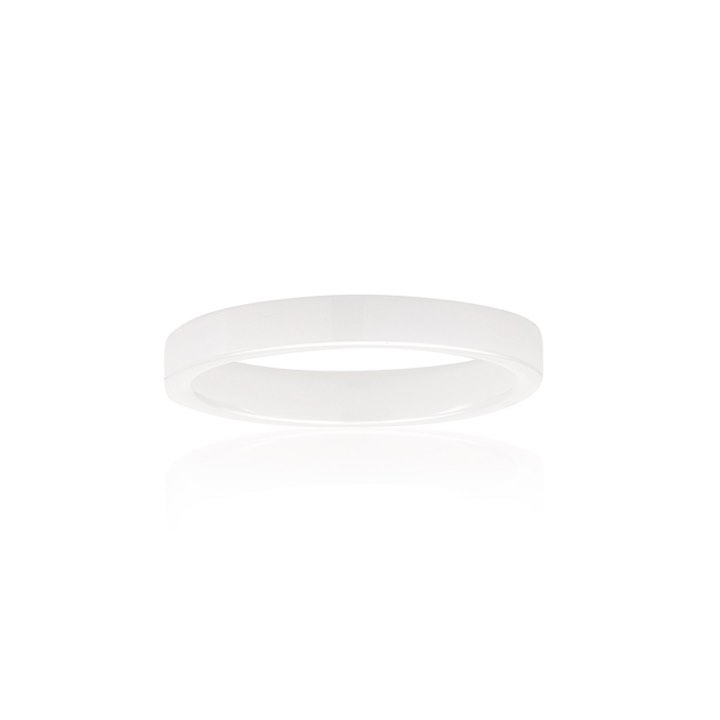 CORTE CERAMIC ring (keramik) i gruppen Ringer hos SCANDINAVIAN JEWELRY DESIGN (SJ-R10762-CERWH)
