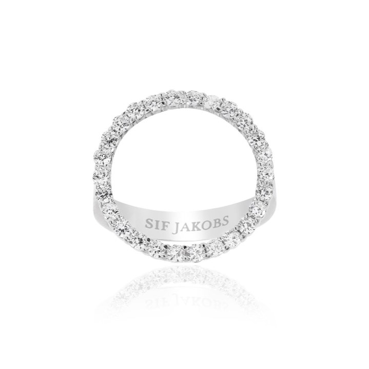 Product Image for Sif Jakobs BIELLA GRANDE ring Hvite Zirkoner (Sølv) 56