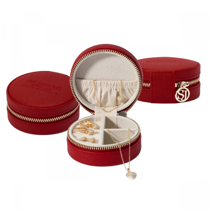 Red jewelry box (1 piece) i gruppen Tilbehør / Klokker hos SCANDINAVIAN JEWELRY DESIGN (SJ-SY10730)