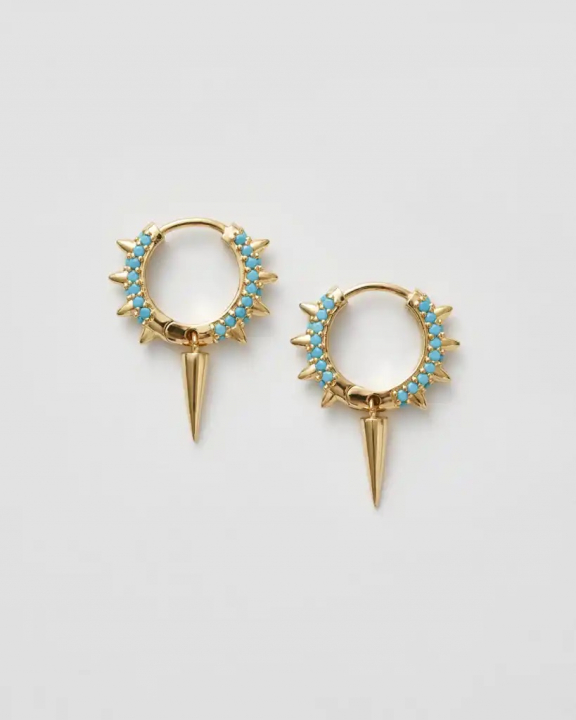  i gruppen Øredobber / Gulløredobber hos SCANDINAVIAN JEWELRY DESIGN (SW-MSH-G-T)
