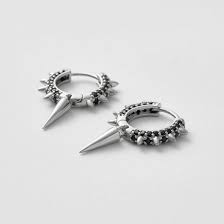  i gruppen Øredobber / Sølvøredobber hos SCANDINAVIAN JEWELRY DESIGN (SW-MSH-S-BL)
