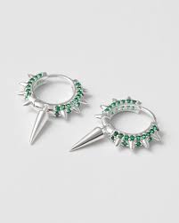  i gruppen Øredobber / Sølvøredobber hos SCANDINAVIAN JEWELRY DESIGN (SW-MSH-S-GR)